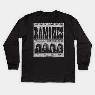 90s Ramones Kids Long Sleeve T-Shirt